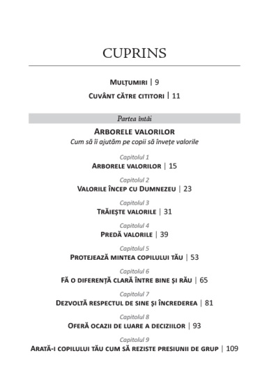 10 valori crestine cuprins1