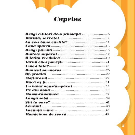 batista servetel cuprins