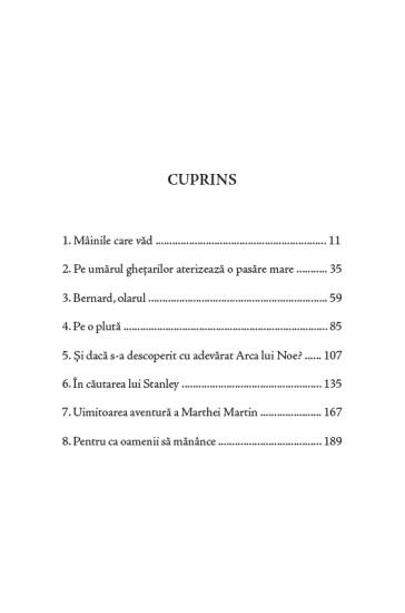 eroi si minuni perseverentii vol1 cuprins