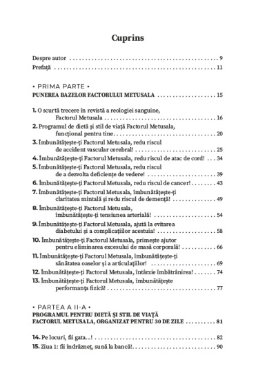factorul metusala cup1