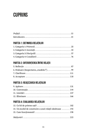 inteligenta relationala cuprins