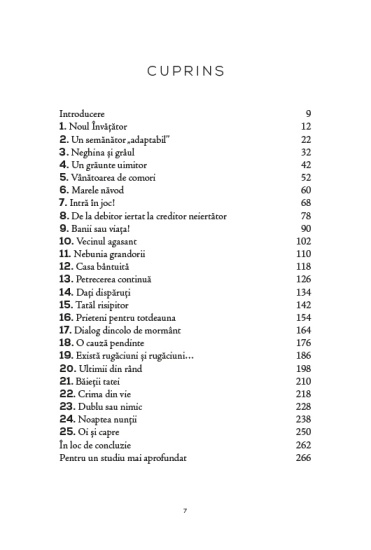 povestitorul de parabole cuprins