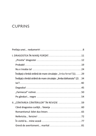 prostia dragostei cuprins1