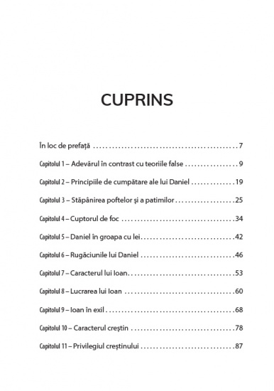 sfintirea vietii cuprins