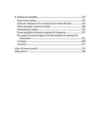 stiinta il descopera pe dumnezeu cuprins3